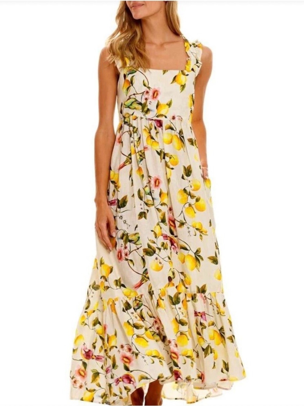 Lemon Maxi dress  by The Lazy Poet size L